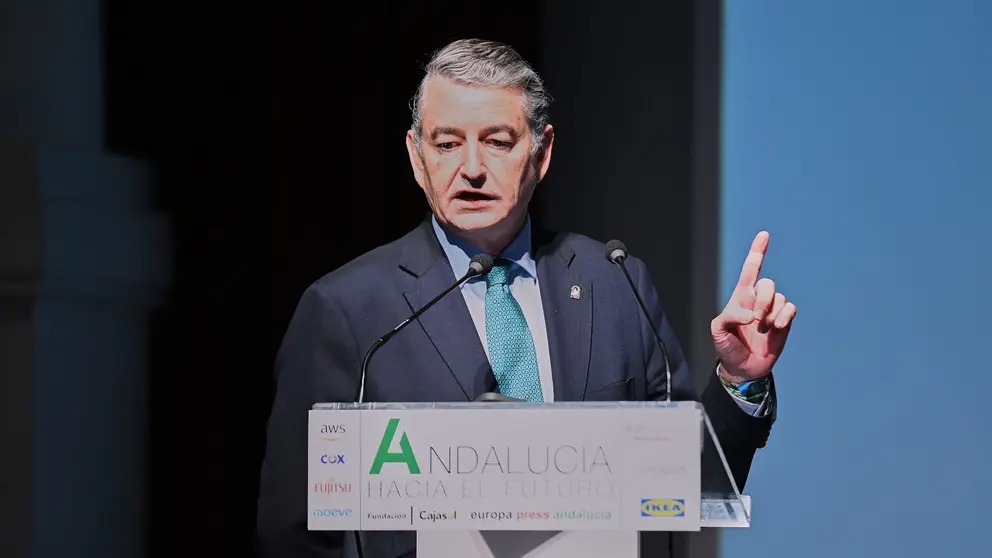 Antonio Sanz durante su participaci&oacute;n en el foro 'Andaluc&iacute;a hacia el futuro' | Salvador L&oacute;pez Medina