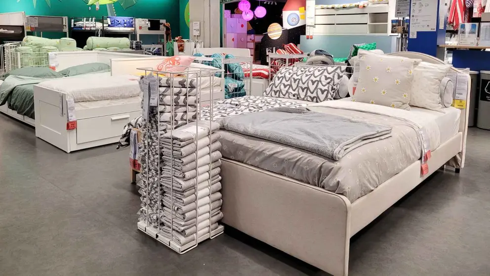 Interior de una tienda de Ikea