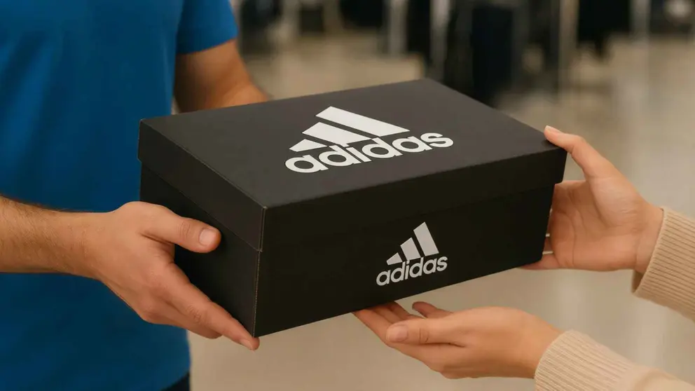 Caja de zapatillas de Adidas