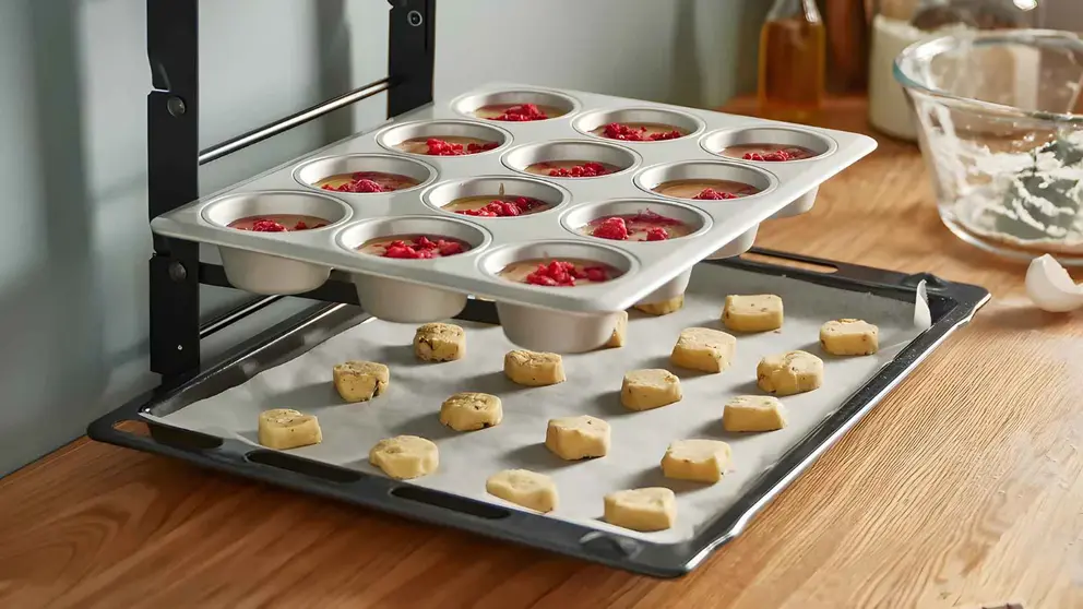 Soporte para bandejas de horno SVARTABBORRE de Ikea