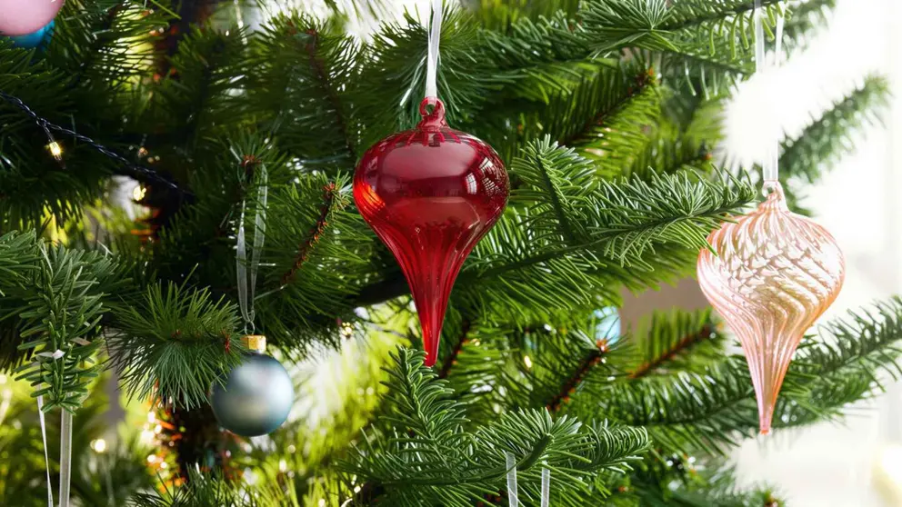 Bola de vidrio para &aacute;rbol de colores variados de Ikea