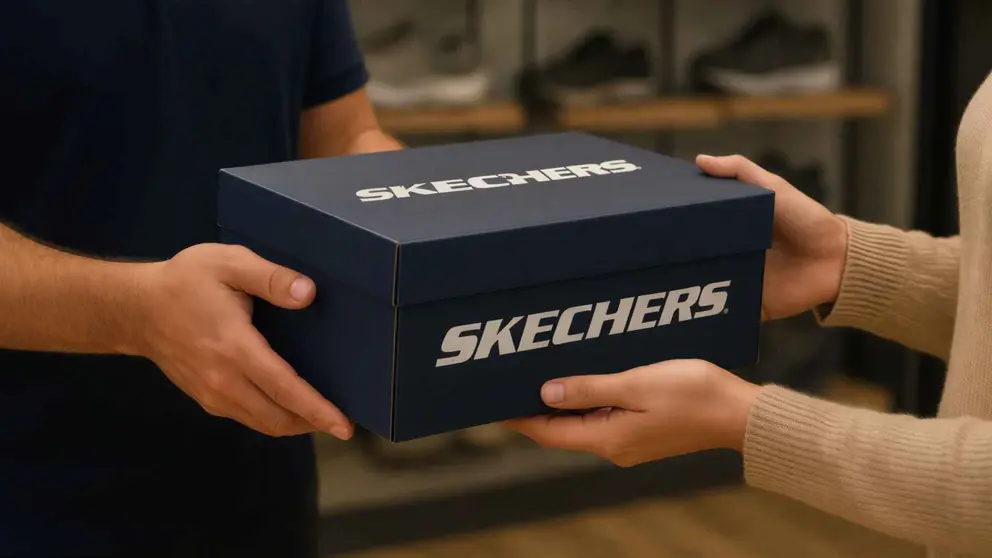 Caja de zapatillas Skechers