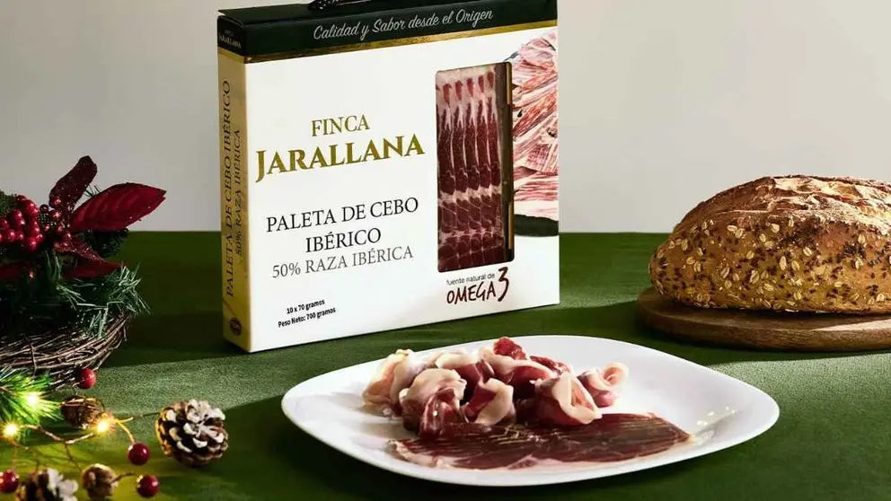 Jam&oacute;n ib&eacute;rico Finca Jarallana - Paleta de Cebo Ib&eacute;rico Loncheado de La Nevera Espa&ntilde;ola