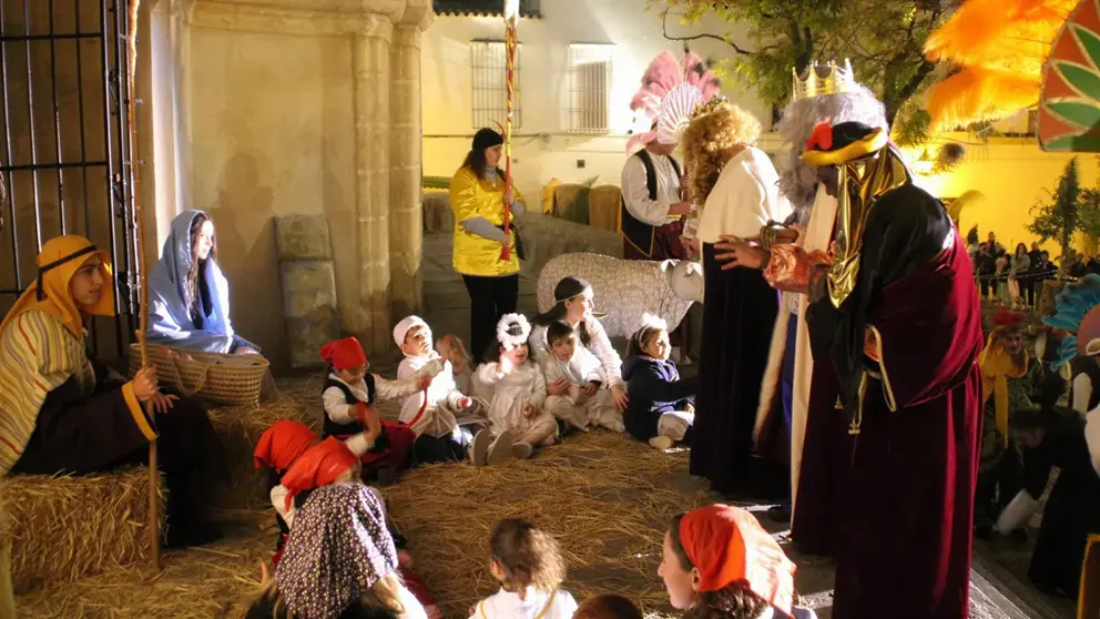 Bel&eacute;n viviente en San Lucas