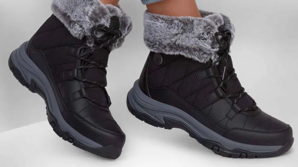 Han llegado a Skechers las botas waterproof perfectas muy c&oacute;modas y calentitas para llevar con vaqueros