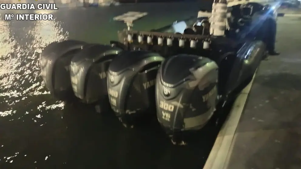 Imagen de la embarcaci&oacute;n interceptada