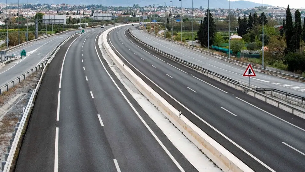La carretera en la que se produjo el accidente mortal (1)