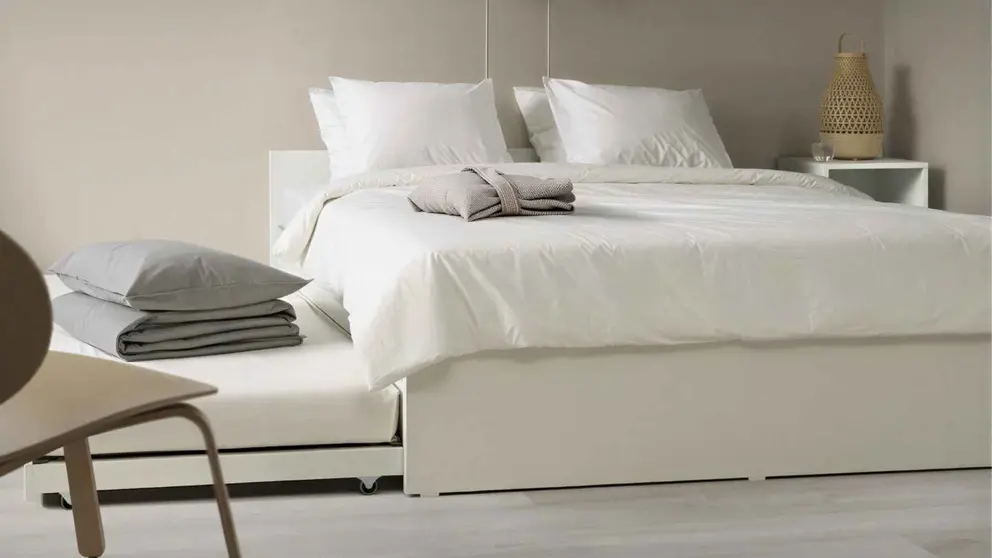 La cama doble que se ha vuelto viral en Ikea con cajonera y cama nido es la novedad m&aacute;s buscada