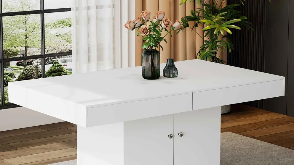 Llega a Leroy Merlin la mesa de comedor extensible con almacenaje m&aacute;s barata para las cenas de Navidad