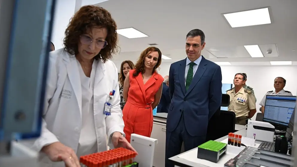 Pedro S&aacute;nchez, durante una visita a Melilla