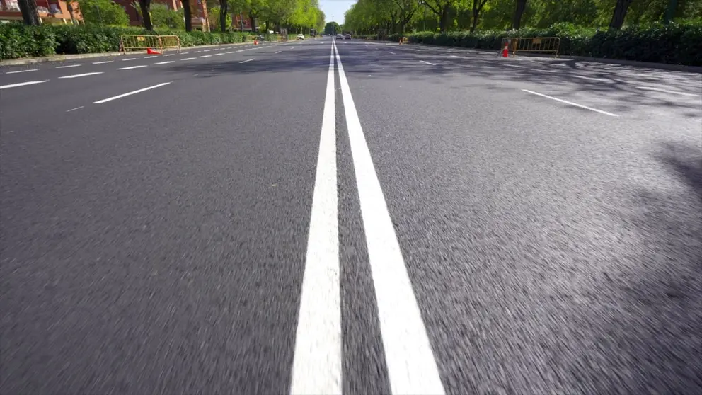 Pavimento de la Ronda del Tamarguillo en Sevilla