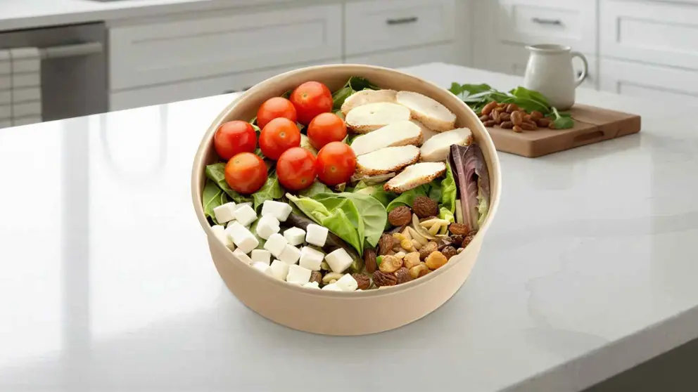 Ensalada de pollo, queso y frutos secos Listo para Comer de Mercadona