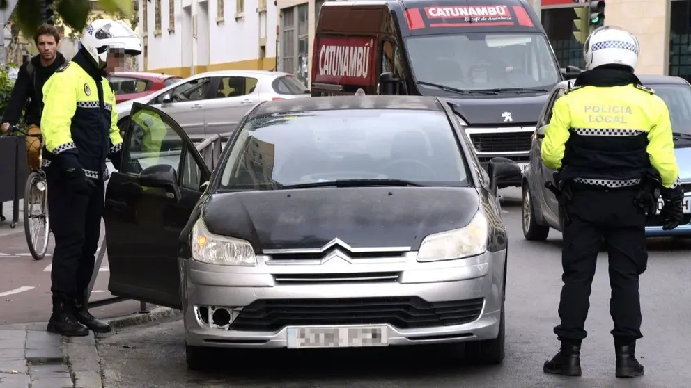 Control de la Polic&iacute;a Local en Jerez