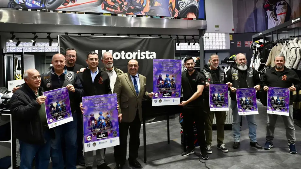 Presentaci&oacute;n de la caravana motera