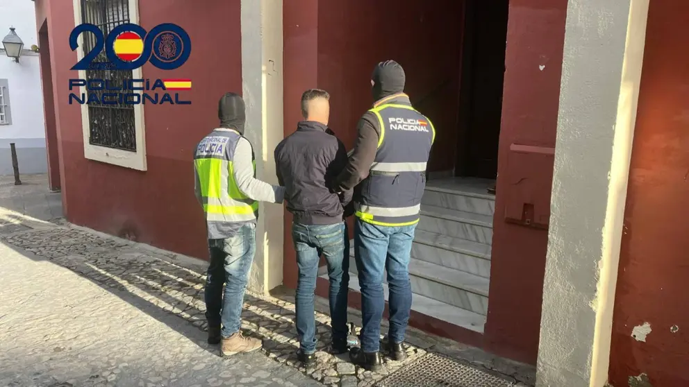 Imagen del detenido en Jerez
