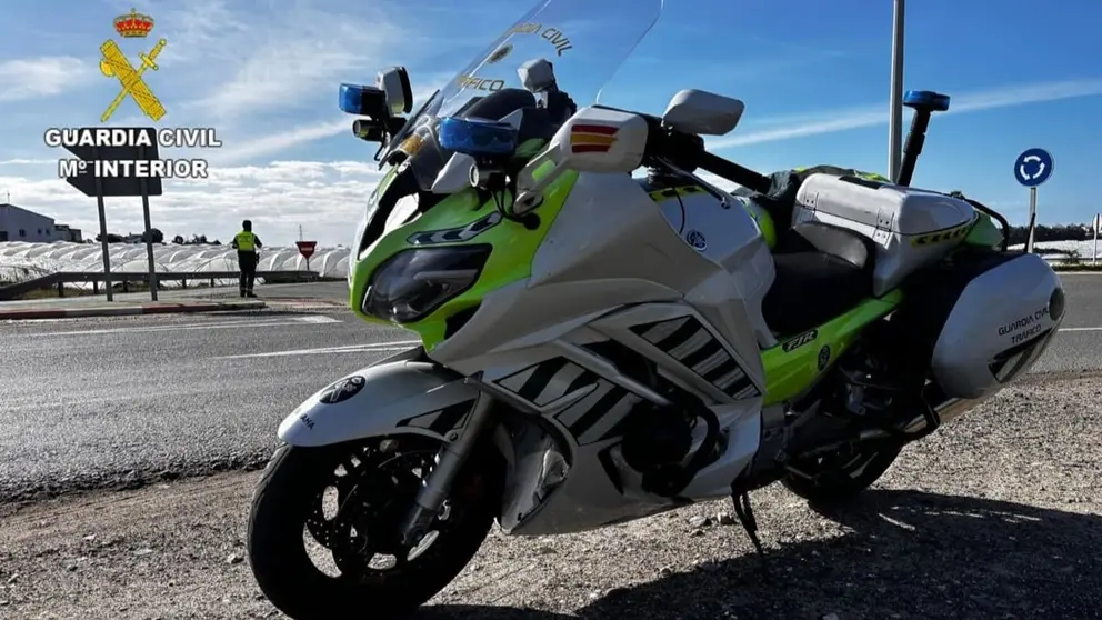 Imagen de archivo de una motocicleta de la Guardia Civil de Tr&aacute;fico
