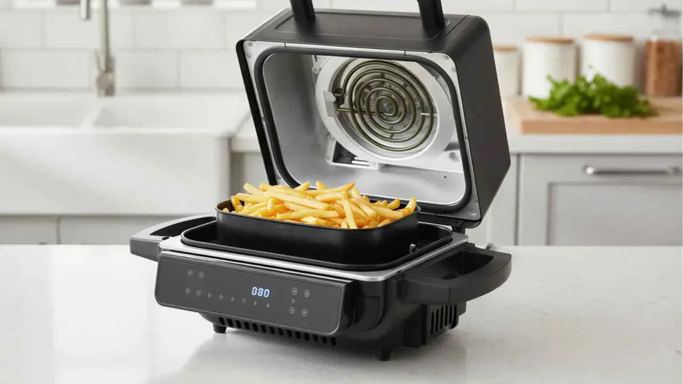 Llega a Lidl la freidora de aire con funci&oacute;n grill y ahumador m&aacute;s completa del mercado cocina r&aacute;pido y sano