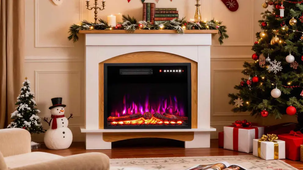 Hasta un 50% de rebaja Leroy Merlin enloquece y baja el precio de la chimenea el&eacute;ctrica con mueble cl&aacute;sico