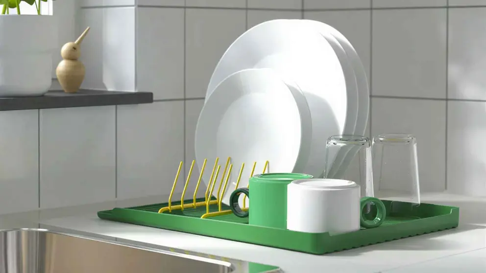 Escurreplatos doble RINING de Ikea