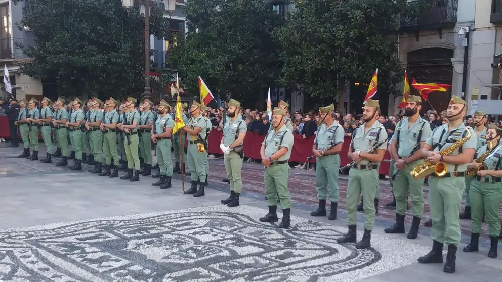 La Legi&oacute;n en la Toma de Granada