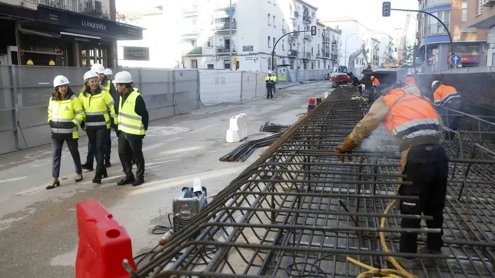 Las obras del Metro de M&aacute;laga contin&uacute;an avanzando a toda m&aacute;quina