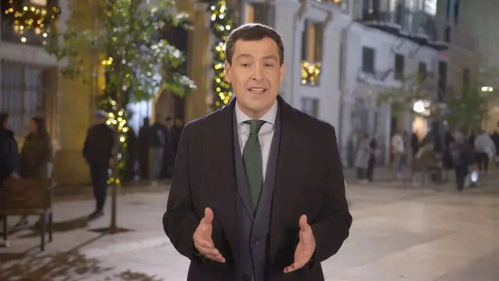 Mensaje de Navidad del presidente de la Junta de Andaluc&iacute;a, Juanma Moreno -