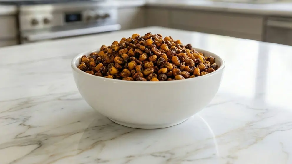 Snack de maiz crujiente