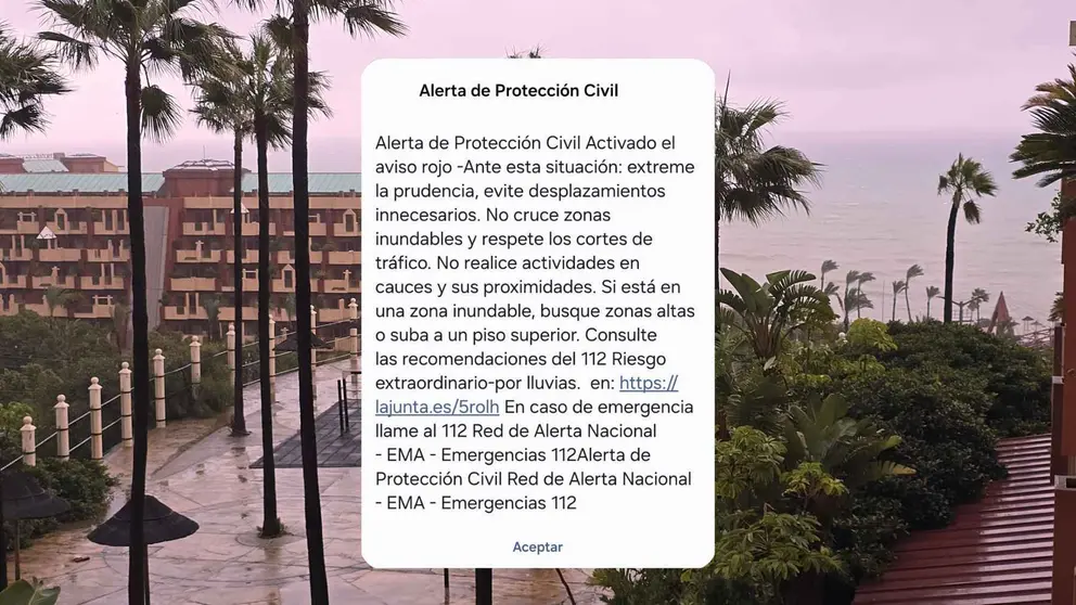 Borrasca Francis en Benalm&aacute;dena