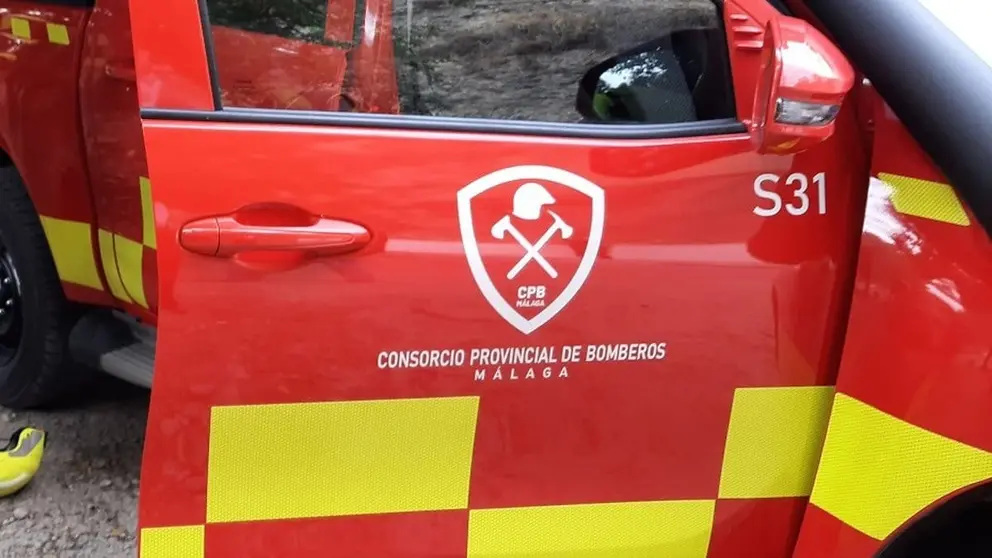 Cami&oacute;n del Consorcio Provincial de Bomberos de M&aacute;laga