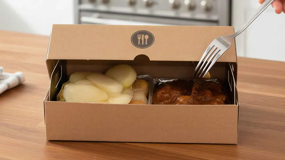 Carrillada de vacuno guisada en salsa de vino tinto Listo para Comer