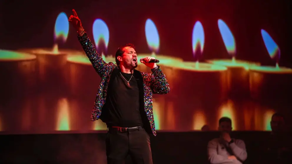 Juan D&aacute;vila en una actuaci&oacute;n