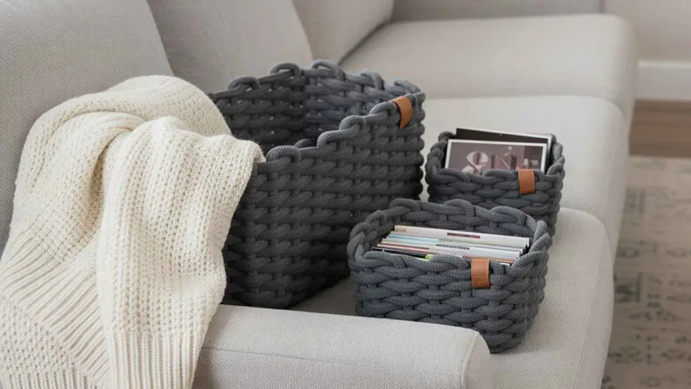 Set de cestas de almacenaje, Livarno Home de Lidl