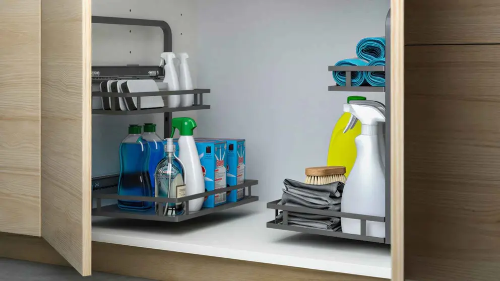 Organizador para debajo del fregadero de Ikea