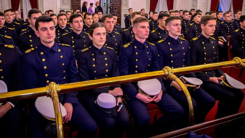 Guardiamarinas de Elcano en el Ayuntamiento de C&aacute;diz