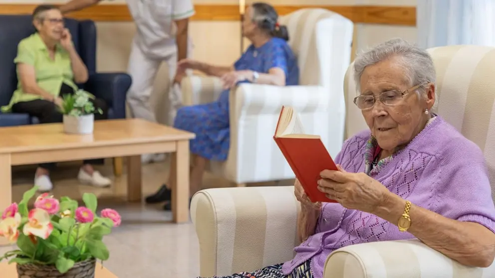 Ancianos en una residencia de mayores de C&oacute;rdoba