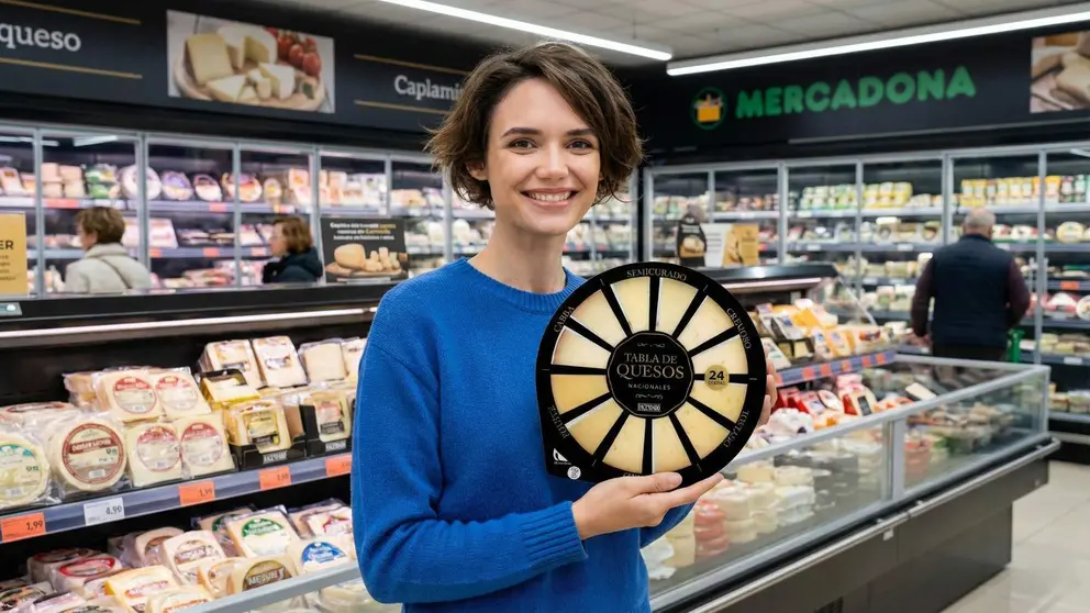 La tabla de quesos de Mercadona pensada para compartir que gana protagonismo en celebraciones | Imagen apoyada en IA