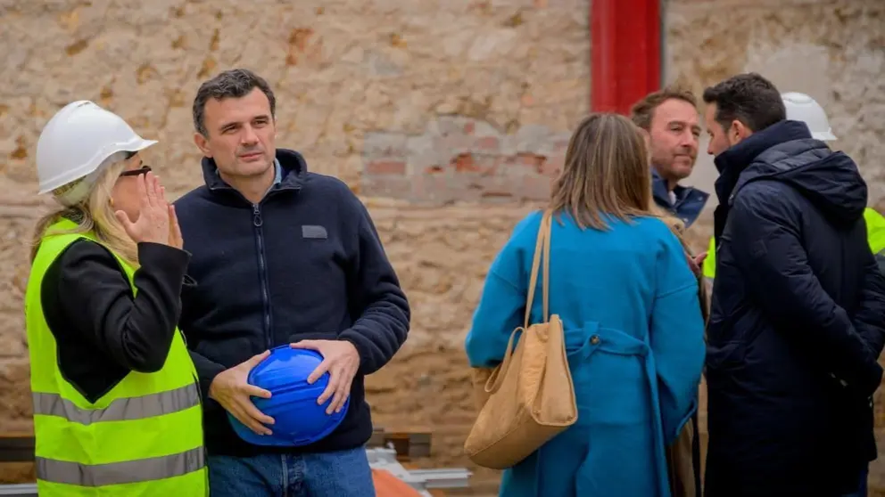 El alcalde de C&aacute;diz, Bruno Garc&iacute;a, ha visitado las obras