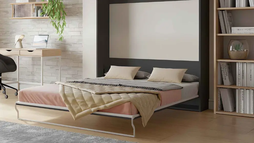 Cama abatible + Colch&oacute;n MALINA II, VENTE-UNIQUE de Leroy Merlin