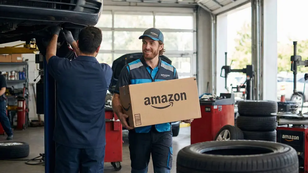 Las herramientas, productos y limpiadores de Amazon que m&aacute;s se repiten entre quienes cuidan su coche al detalle | Imagen apoyada en IA