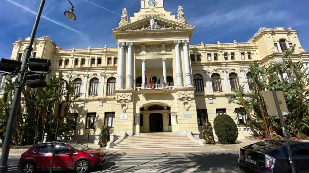 Fachada del Ayuntamiento de M&aacute;laga