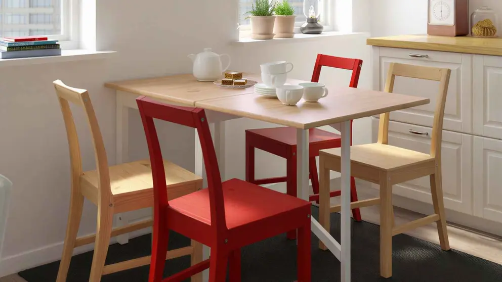 Las 3 mejores mesas abatibles de Ikea para ganar un poco de espacio en la cocina o el comedor