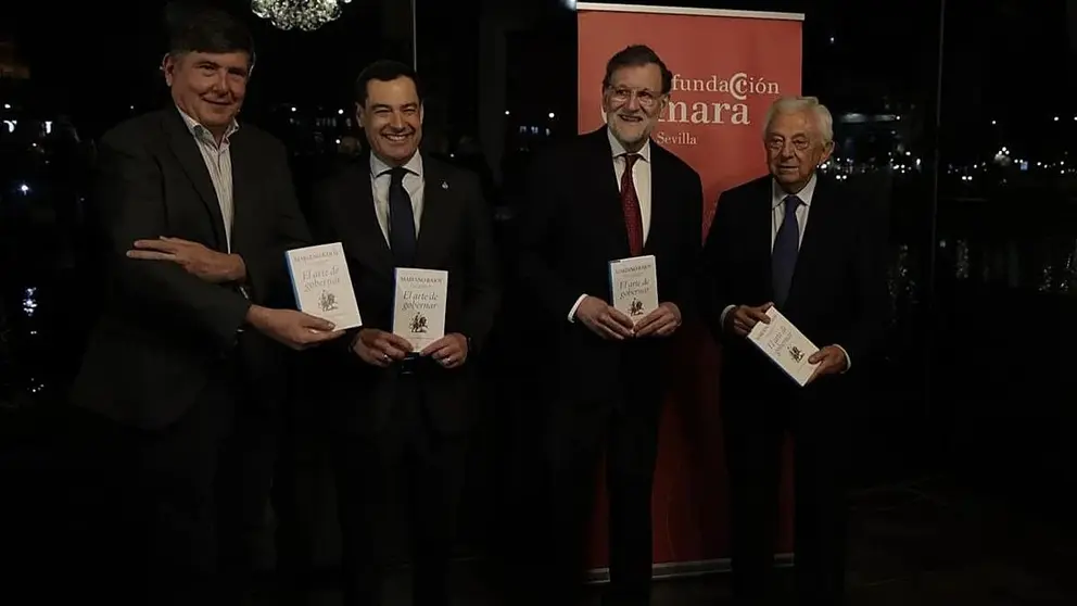 Juanma Moreno ha participado en un acto junto a Mariano Rajoy