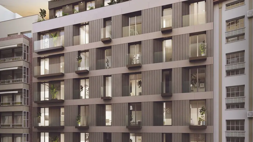 Bloques de viviendas en Huelva