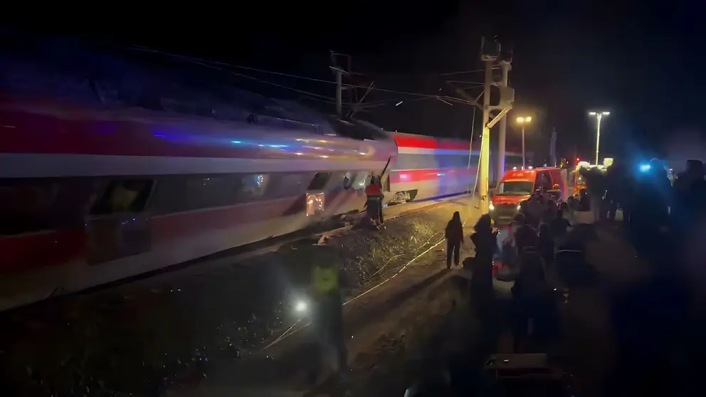 Tren descarrilado en Adamuz