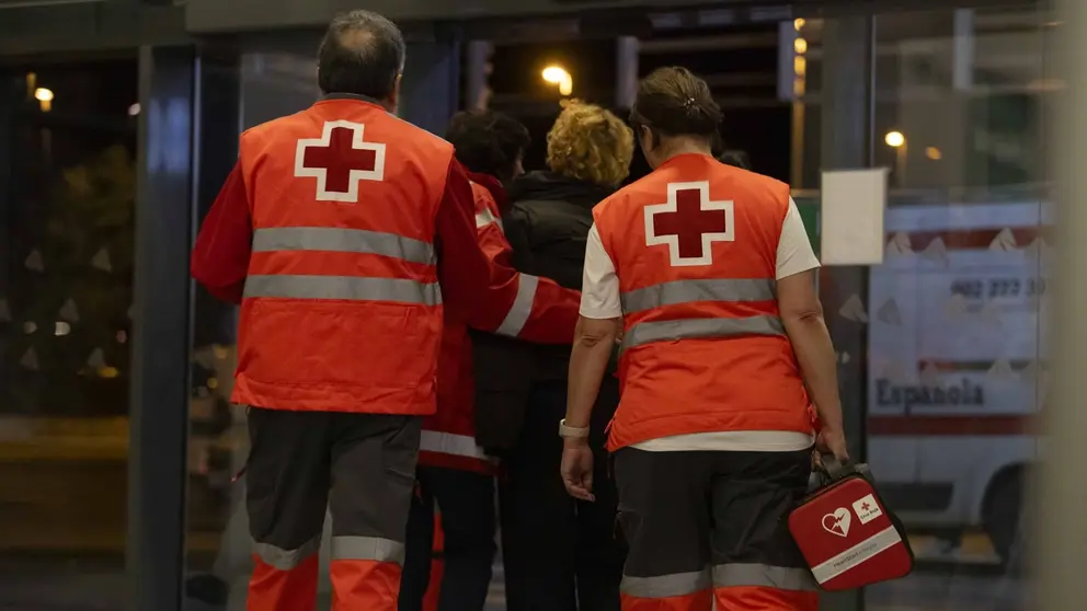 Efectivos de Cruz Roja