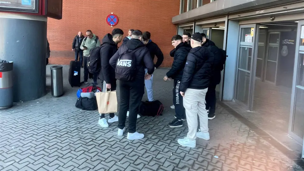 J&oacute;venes de Jerez en la Estaci&oacute;n de Atocha