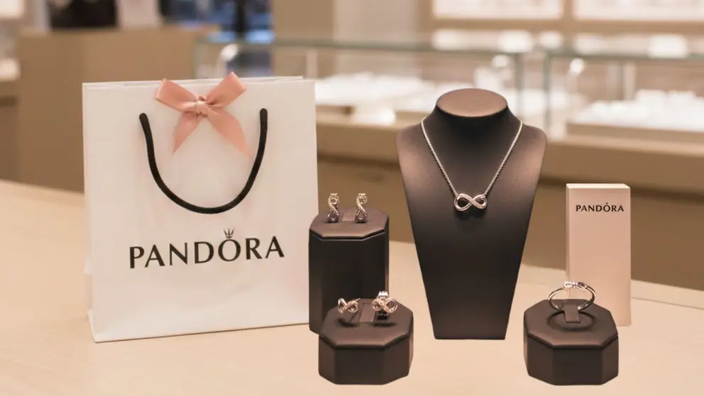 Conjunto de joyas de plata de Pandora