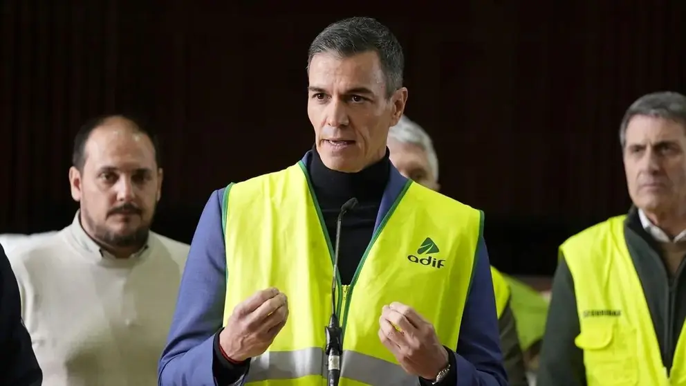 Pedro S&aacute;nchez en Adamuz
