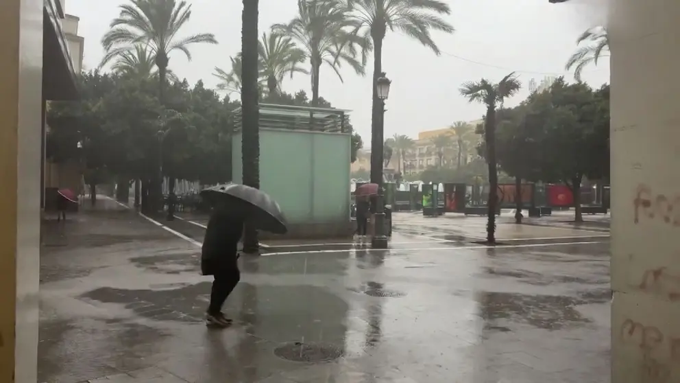 La borrasca Joseph a su paso por Jerez