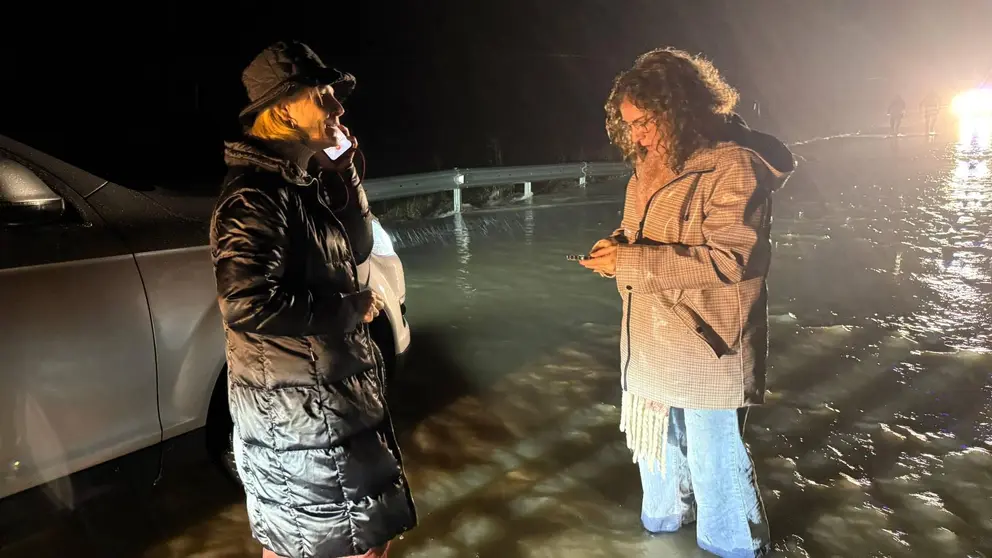 Mar&iacute;a Jos&eacute; Garc&iacute;a-Pelayo visita las zonas inundadas